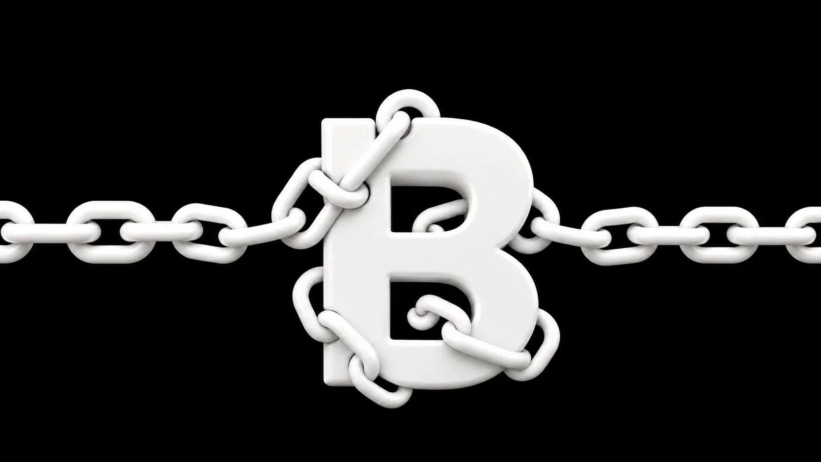Blacklink chained-B logo